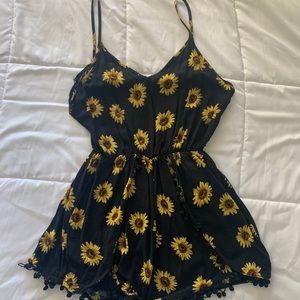 Sunflower romper